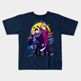 Izaya Orihara and Shizuo Heiwajima - Durarara Kids T-Shirt